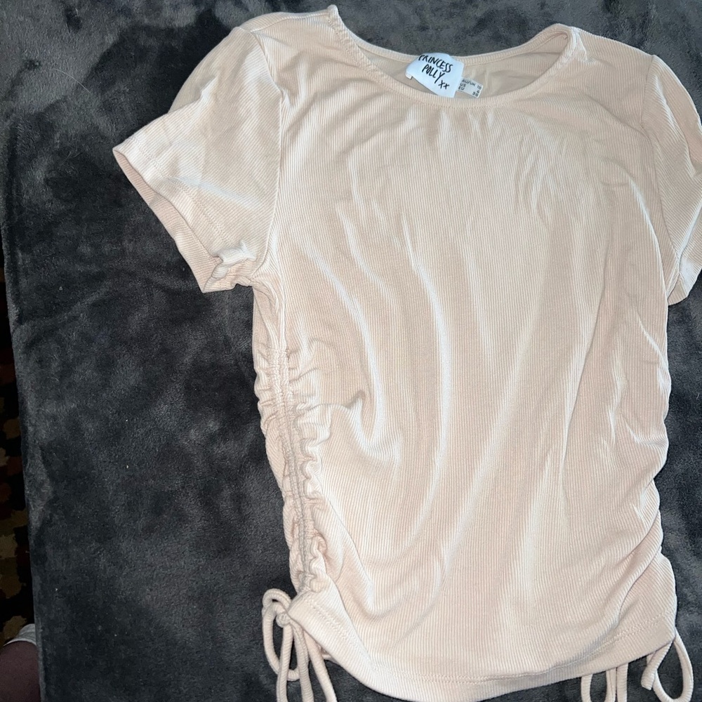 Princess Polly Evant Tee in Cream Size 6 - Picture 10 of 12